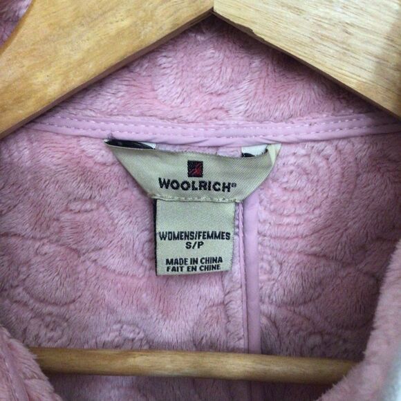 Woolrich Quilted Cardigan Pink Fall Jacket Small Outdoor Trekking - Picture 2 of 16